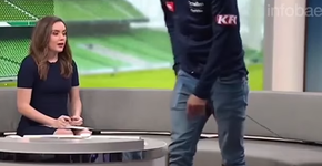 Jogador tem crise de pânico ao vivo e abandona entrevista