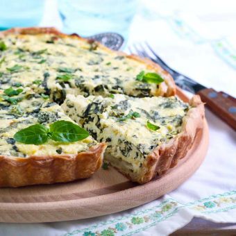 Featured mobile: Sem ideia para o jantar de sexta-feira? Faça esta quiche de espinafre com queijo de cabra 