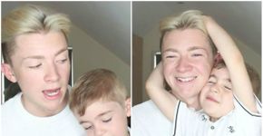 Com 5 anos, ele teve a reação mais fofa ao saber que irmão é gay