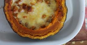 Abóbora Recheada Low Carb: um resultado incrível de sabor