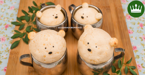 Fofura a cada mordida: Pão Urso na Xícara
