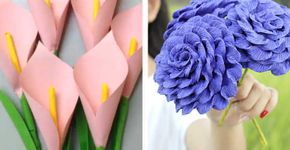 10 flores de papel que você pode fazer de decoração