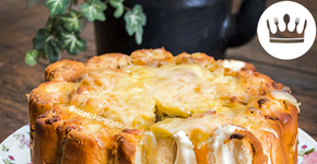 Faça para os amigos: torta de bisnaguinha com requeijão