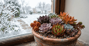 A suculenta colorida que você vai querer plantar em março para ter o vaso mais bonito do inverno