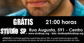 Marcelo Jeneci no Studio SP