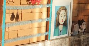 Porta bijuteria com moldura: projeto de upcycling criativo