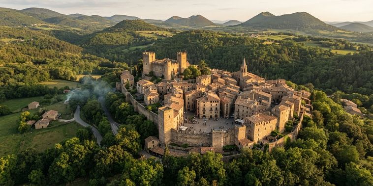 Featured main: A vila medieval rodeada por vulcões, ruas de pedra e cascatas: perfeita para uma escapadela de fim de semana.