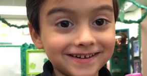 Menino de 5 anos fala sobre coração partido e viraliza na web