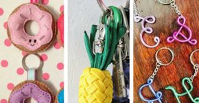 10 chaveiros diferentes que você pode fazer em casa