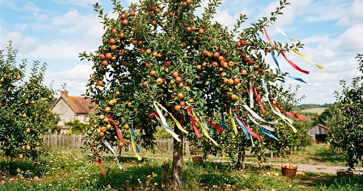 Tiras de tecido penduradas no pomar: por que isso é indicado e para que serve