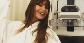 Sofia Vergara mostra mamografia e incentiva prevenção de doença