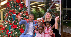 Famosos compartilham imagens da noite de Natal