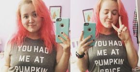 Mulher posta foto emocionante que mostra como é perder peso
