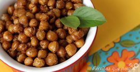Petisco light: grão de bico assado com especiarias