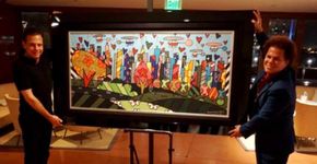 Quadro de Romero Britto a Doria é o mesmo que Lula ganhou