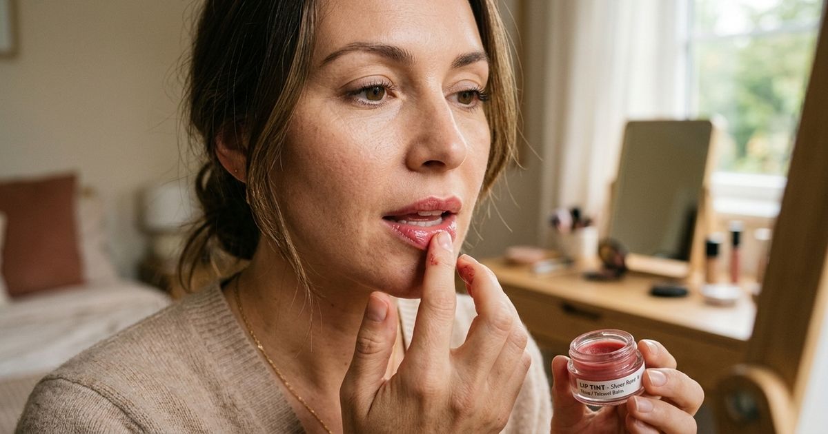 Seu batom favorito está forte demais para o dia? Misturá lo com balm cria uma nova cor em segundos