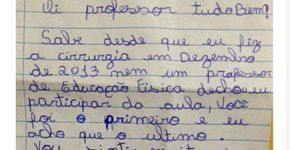 Carta de aluna para professor é a coisa mais fofa que você vai ler hoje