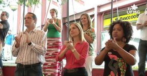 Oficina de samba através da percussão corporal