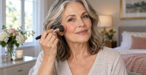 Blush cremoso depois dos 50: como espalhar a cor sem formar manchas nem levantar a base que está por baixo