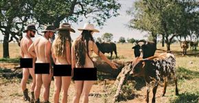 Formandos em veterinária tiram a roupa para arrecadar dinheiro