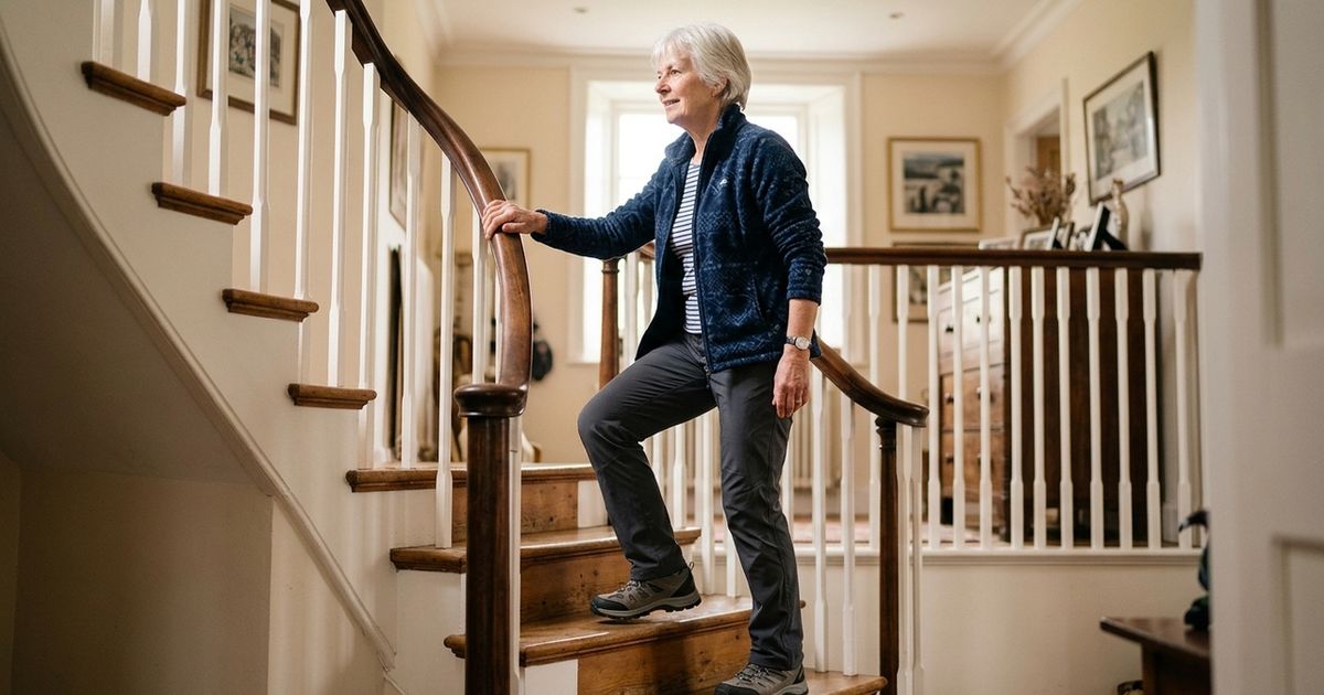 Três treinadores concordam: “A partir dos 60 anos, a força e a massa muscular melhoram se você subir e descer escadas todos os dias.”