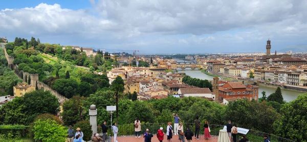 Vista panorâmica de Florença do mirante da Piazzale Michelangelo