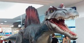 ‘Exposição Mundo Jurássico’ leva dinossauros em tamanho real ao SP Market