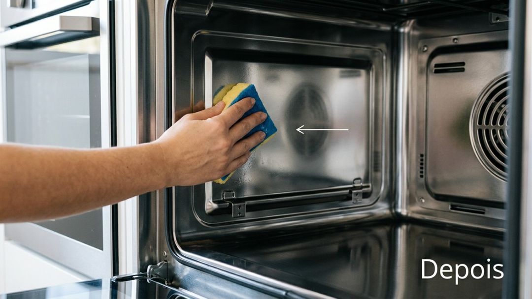Aguardar o tempo de repouso com o equipamento totalmente frio garante uma limpeza profunda e sem esforço físico excessivo.
