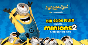 Minions 2 é o filme do mês para o Ingresso Azul no Golden Square Shopping