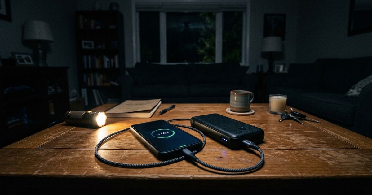 Como carregar um celular quando não há eletricidade em casa