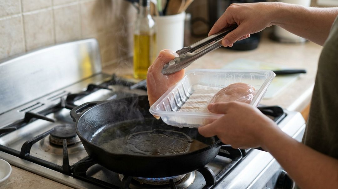 Evite a contaminacao cruzada mantendo a carne separada de outros alimentos.