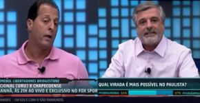 Apresentador e comentarista protagonizam treta em mesa redonda
