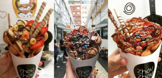 Bubble waffle, a sua próxima sobremesa favorita