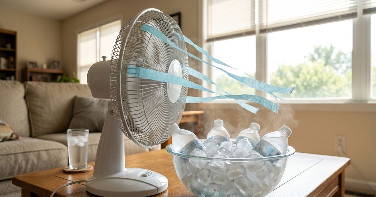 Eis o truque mais simples com gelo para refrescar um cômodo sem ar condicionado