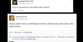 Professor de história usa as redes sociais para conseguir atenção dos alunos nas aulas