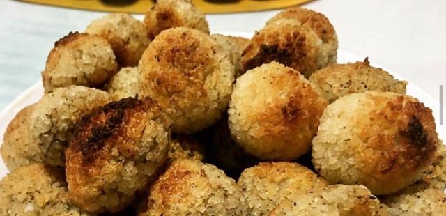 Bolinho de arroz assado sem glúten