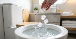 Colocar 3 pedras de gelo no vaso sanitário: para que serve e por que é recomendado