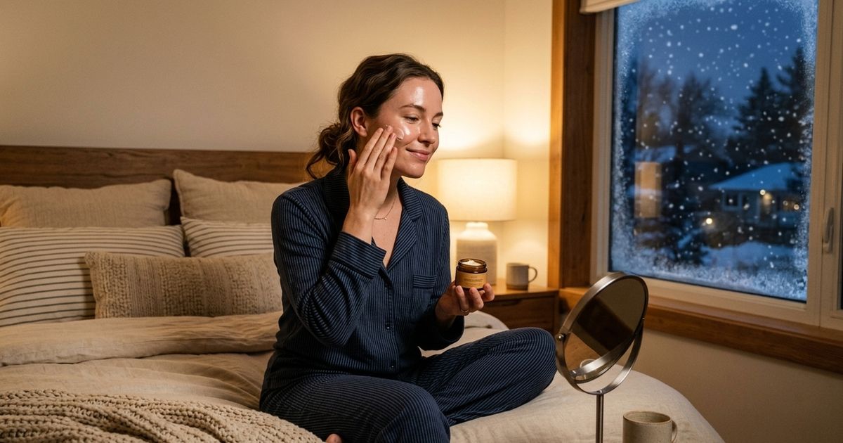 Adeus à pele repuxando no inverno: esta rotina noturna de 5 minutos ajuda o rosto a se recuperar durante o sono