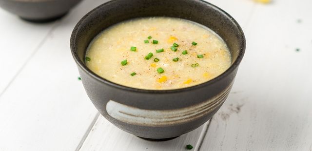Creme de milho cremoso: perfeito para aquecer seu jantar