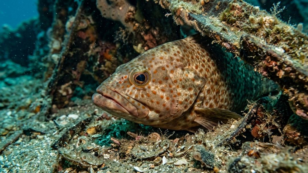A atividade biológica e a busca por abrigo por peixes e crustáceos moldam o leito marinho.