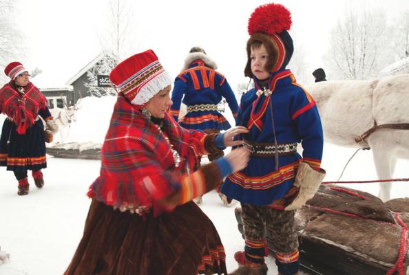 Sámi, povo originário da região