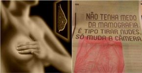 Agência compara mamografia a tirar nudes e é criticada nas redes
