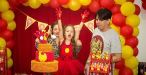 Menina de 4 anos escolhe ‘Homem de Ferro’ para tema de festa de aniversário e gera polêmica