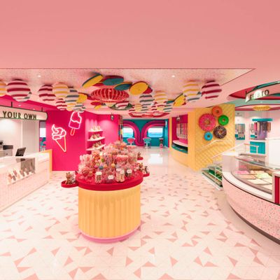 O Sweet Temptations terá milk-shakes extravagantes, chocolate Venchi e gelatos, além de um bar self-service de frozen yogurt