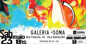 Música Copyleft ao vivo na galeria +Soma