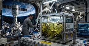 Sem furadeiras, sem lasers, sem robôs gigantes: a ideia mais recente e absurda da mineração espacial envolve uma caixa do tamanho de um recipiente Tupperware e micróbios capazes de extrair metais de um meteorito em órbita