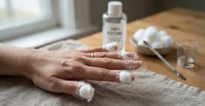 Nem lixar, nem puxar: o método de 10 minutos que remove o esmalte em gel sem raspar a unha