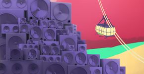 Crie uma ilustração para o funk carioca
