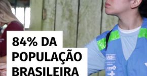 84% da população brasileira depende exclusivamente do SUS