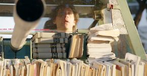 Arma de instrução em massa: um tanque que leva livros